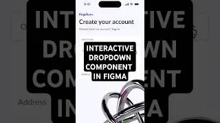 How to create an interactive dropdown component in Figma 
