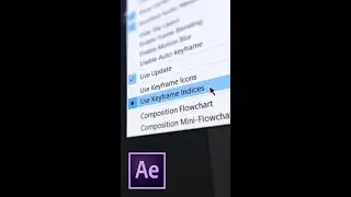 Keyframe Indices in After Effects 