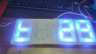 Большие часы+meteo на ESP 8266