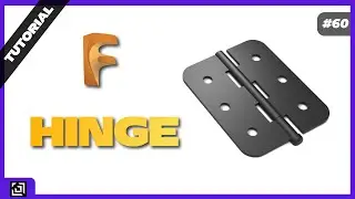 Design a Hinge in Fusion 360 | Fusion 360 Tutorial 2021 | It’s made EZy