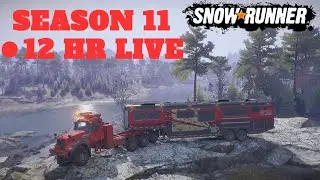 SnowRunner Season 11 Lights And Cameras Is Out Now Lets GO! New Update/DLC Gameplay Live Stream