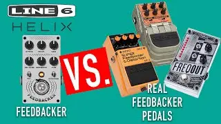 Line6 Helix Feedbacker vs. Freqout, DF-2 & Dr. Distorto