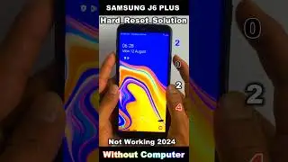 Without Pc 2024 🆕 Samsung Galaxy J6 Plus Hard Reset Screen Lock  Password Reset ❌ Not Working 2024