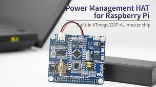 Waveshare Power Management HAT for Raspberry Pi, Embedded MCU and RTC