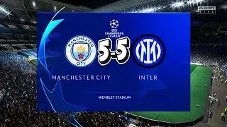 Manchester City vs Inter Milan | UCL FINAL | All Goals & Penalties ft. FIFA 23