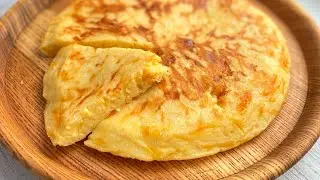 Lazy KHACHAPURI in a FAN with cheese in 15 minutes! Khachapuri recipe for breakfast for the lazy