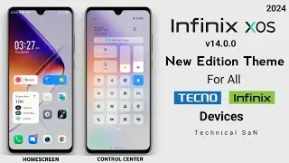 XOS 14 Theme + Round Icons Edition Theme For All Tecno & Infinix Devices 🔥