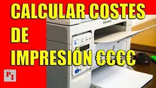 🖨 💰 Calcular COSTES de IMPRESIÓN