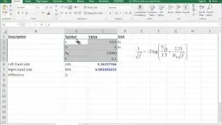 Numerical Equation-Solving in Excel