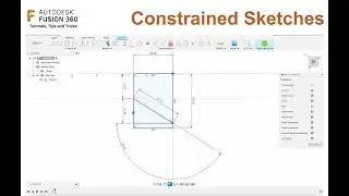Fusion 360 - Constrained Sketch Tutorial