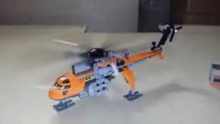 Lego 60034 and Sikorsky S64E