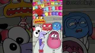 When you think you are alone at home 😅 #insideout #insideout2 #joy #anger #anxiety #fyp