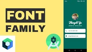 Add Font Family In Android Studio Jetpack Compose | Google Font | Font Family | Jetpack Compose
