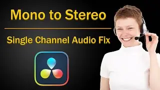 How To Convert Mono Sound To Stereo in DaVinci Resolve