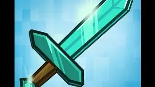 Как нарисовать Алмазный меч по клеточкам!!!  How to draw a diamond sword on the cell !!!
