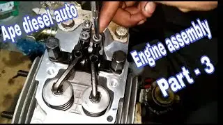 Ape diesel auto full engine assembly part - 3