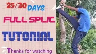 25/30 Days Full Split Tutorial | 30 Days Middle Split Tutorial | Split #split  @Fitness-is-life