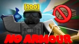 So I Did The NO ARMOR CHALLENGE.. (Roblox BedWars)