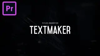 FREE Text Maker Opener Template for Adobe Premiere Pro