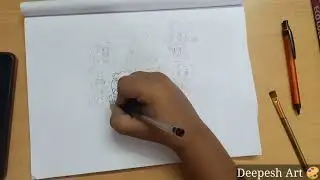 Easy Free Hand Animation Drawing || Pencil Sketch for Beginners || Duck tales Drawing