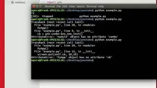 PyGtk Tutorial - Combobox