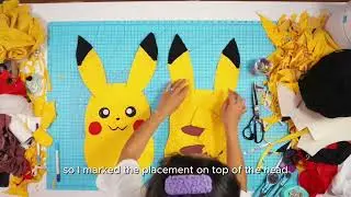 Scraps to Pikachu Plushie Transformation