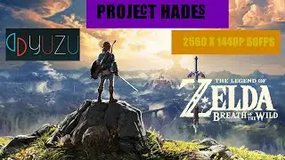 How to play BOTW at 60FPS using Project Hades Yuzu + Breath of The Wild Gameplay 1440p 60FPS
