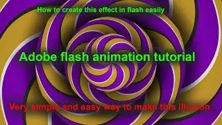 How to Make simple ILLUSION in adobe flash