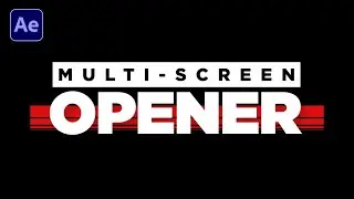 Typography Opener Text Animation in Adobe After Effects CC Tutorial
