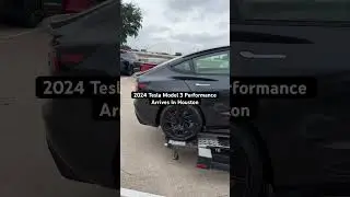 #houston #Texas  2024 Tesla Model 3 Performance Arrives In Houston TX