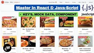 🚀 Mastering JavaScript & React Projects: Component, Mock Data, Key's, Props, Hooks, JSON Data, More