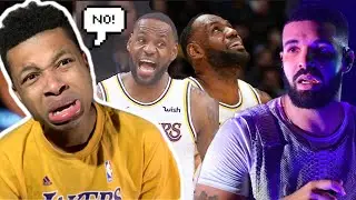 lakers winning streak SNAPPED...drake booed!! LAKERS vs RAPTORS HIGHLIGHTS!!
