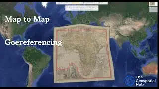 How to Georeference a map with another map