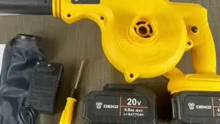 Воздуходувка садовая аккумуляторная 20 В
