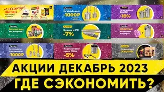 Акции в Колбе. Декабрь 2023