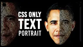 CSS Text Portrait Effects | Html CSS Tutorial | Data Pirates