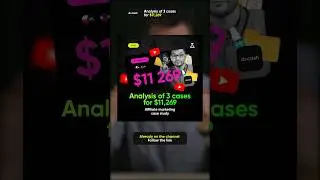 Analysis of 3 cases for $11,269 | Affiliate marketing case study