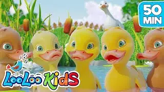 Five Little Ducks + Five Little Monkeys  - S1EP30 Fun and Play MIX - LooLoo Kids Songs for Kids