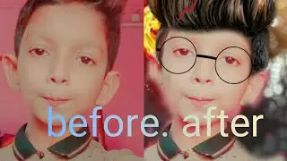 pics art cb background editing with hairstyle  and sunglass