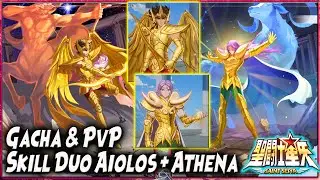 GACHA & SKILL GABUNGAN SAORI & AIOLOS SAGITARIUS | Test PVP ARENA 🔥 SAINT SEIYA REBIRTH 2