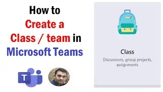How To Create a New Class in Microsoft Teams | How To Create a Team on Microsoft teams | 