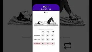 Butt exercise for women  - p4p id 84 
