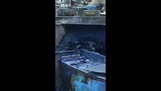 Making Blue Crayola Crayons 