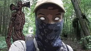 Нашел настоящего Сиреноголового и попытался убить его! Siren Head в реальной жизни