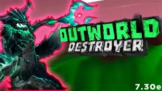Быстрый гайд на Outworld Destroyer | Dota 2 | 7.30e | 2022