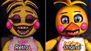 Retro Toy Animatronics Vs FNAF 2