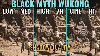 Black Myth Wukong - Optimized Shadow Settings - All shadow settings compared - RTX 3070 - 1440p