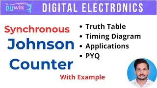 Johnson Counter | Johnson Counter Using D Flip Flop | Johnson Counter Digital Electronics