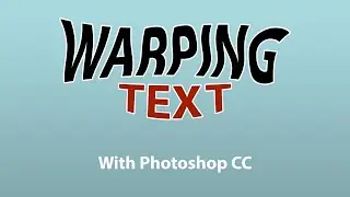 How To WARP TEXT with Photoshop