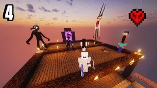 One Block Skyblock With Horror Mods, I ALMOST DIED AGAIN! (#4)